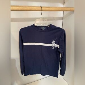 Ralph Lauren Dark Blue Crew Neck Shirt